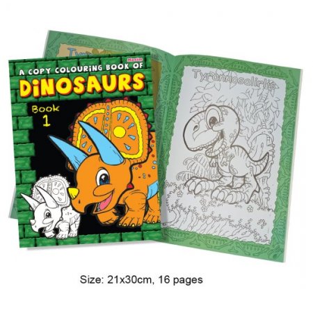 A Copy Colouring Book of Dinosaurs Book 1 (MM01331)