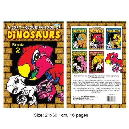 A Copy Colouring Book of Dinosaurs Book 2 (MM01348)