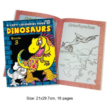 A Copy Colouring Book of Dinosaurs Book 3 (MM01355)