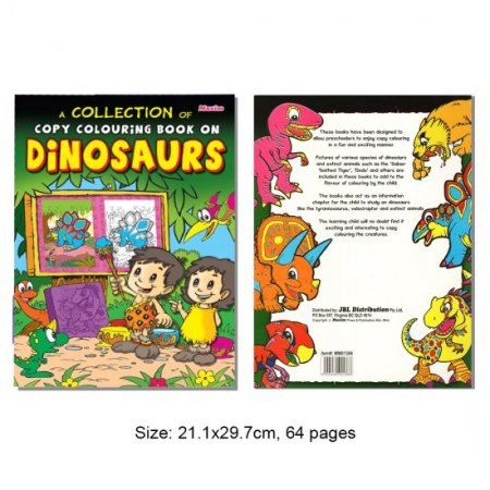 Collection of A Copy Colouring Book of Dinosaurs (MM01386)