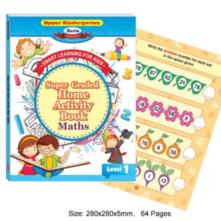 Super Graded Home Activity Book Maths Level 1 (MM18636)