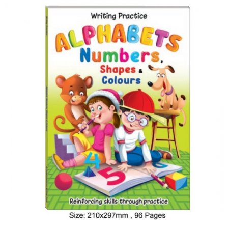 Writing Practice Alphanet Numbers Shapes & Colours (2-MM33736)
