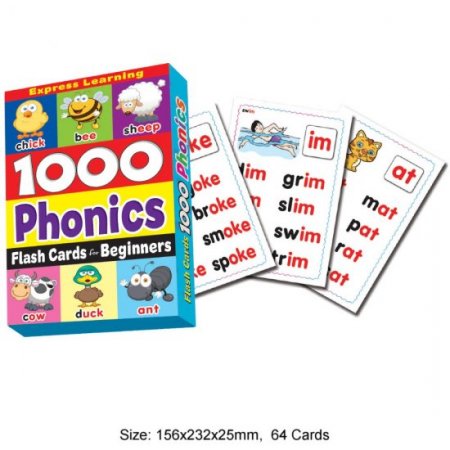 Flash Cards Beginner's 1000 Phonics (MM76403)