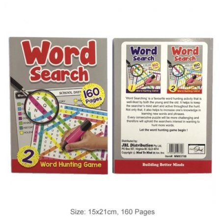 160 Pages Word Search Book 2 (MM93708)