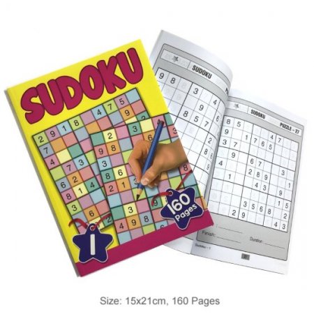 160 Pages Sudoku Book 1 (MM93807)