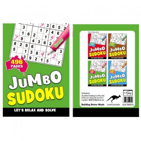 496 Pages Sudoku Book 3 (MM99700)