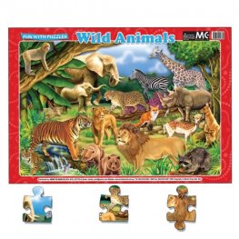 Fun With Puzzles Wild Animals (MM00990)  Fun With Puzzles Wild Animals (MM00990)