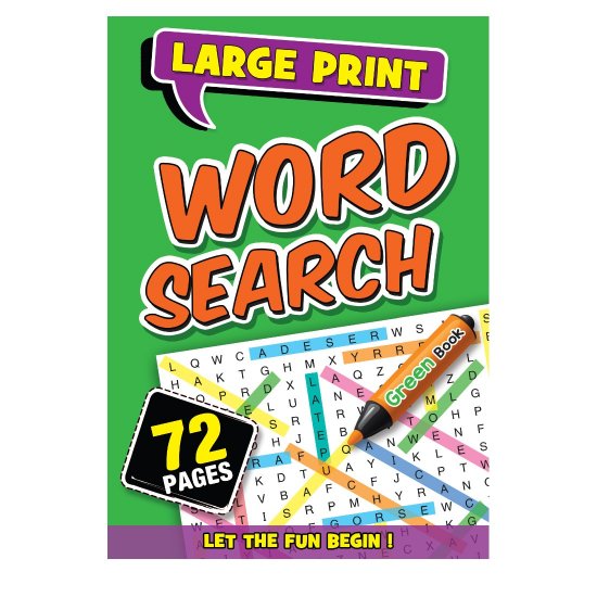 72 Pages Word Search Book 5 (MM01304)