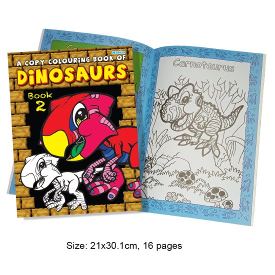 A Copy Colouring Book of Dinosaurs Book 2 (MM01348)