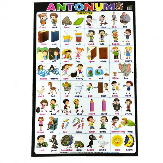 Educational Chart Antonyms (MM01393)