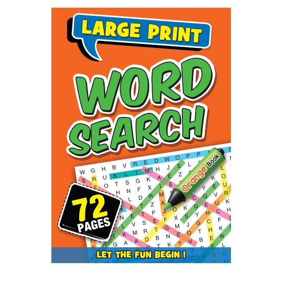 72 Pages Word Search Book 6 (MM01403)