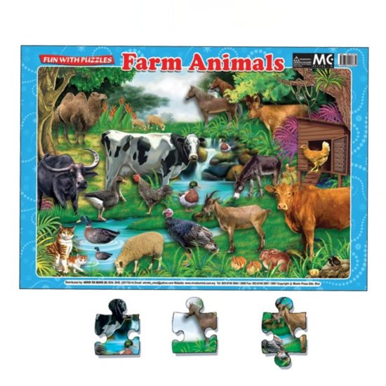 Fun With Puzzles Farm Animals (MM01591)