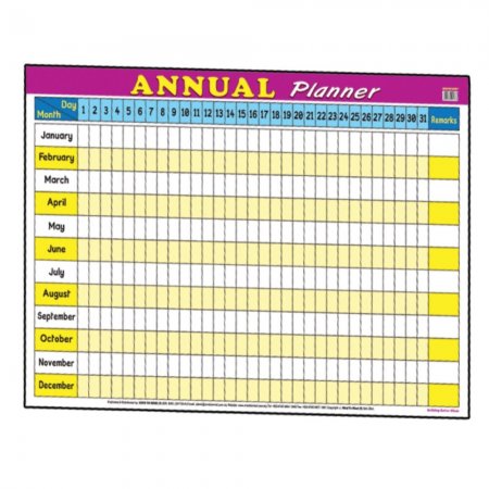 Educational Chart Annual Planner (MM01768)