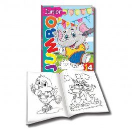 Junior Jumbo Colouring Book 4 (MM11608)  Junior Jumbo Colouring Book 4 (MM11608)