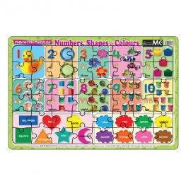 Fun With Puzzles Numbers, Shapes & Colours (MM12603)  Fun With Puzzles Numbers, Shapes & Colours (MM12603)