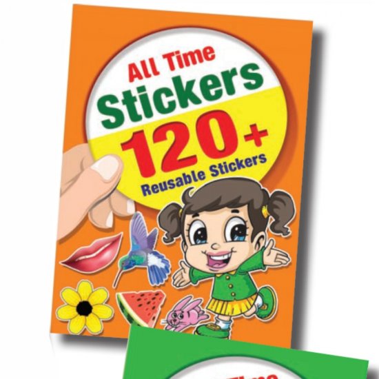 All Time Stickers 120 + Reusable Stickers (MM14553)