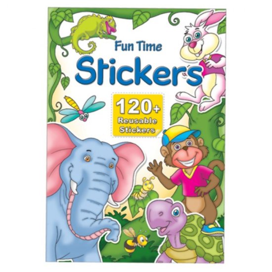 Fun Time Stickers 120 + Reusable Stickers (MM15710)