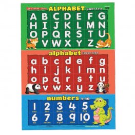 Educational Chart Let's Learn Alphabet (MM21542)  Educational Chart Let's Learn Alphabet (MM21542)