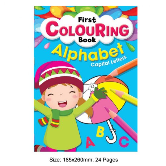 First Colouring Book Alphabet Capital Letters (MM80511)