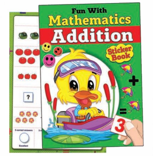 Fun With Mathematics Addition Sticker Book (MM70586)
