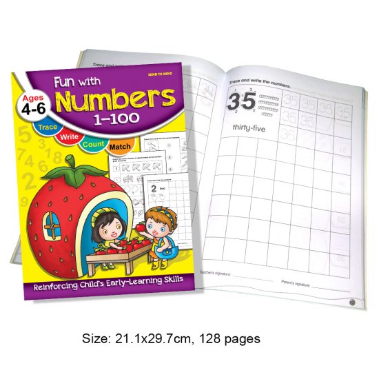 Fun With Numbers 1-100 Ages 4-6 (MM71927)