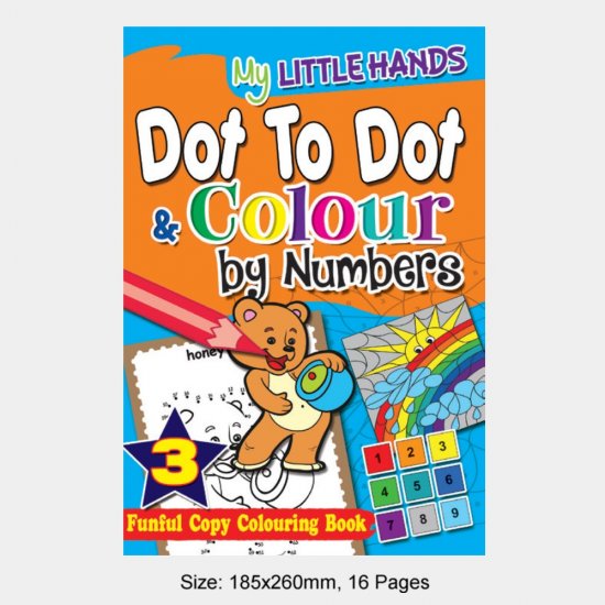 My Little Hands Dot To Dot & Colour by Numbers Book 3 (MM74966)