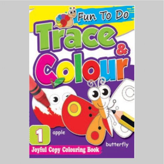 Fun To Do Trace & Colour Colouring Book 1 (MM74980)