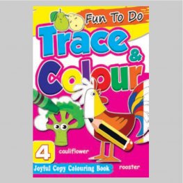 Fun To Do Trace & Colour Colouring Book 4 (MM75017)
