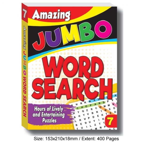 Amazing Jumbo Word Search Book 7 (MM76144)