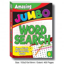 Amazing Jumbo Word Search Book 8 (MM76151)  Amazing Jumbo Word Search Book 8 (MM76151)