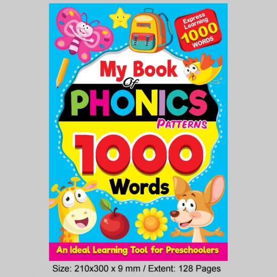 My Book Phonics Patterns-1000 Words (MM76472)