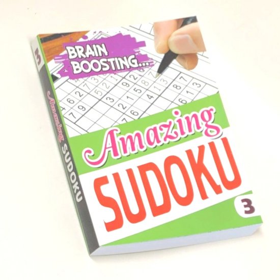 496 Pages Amazing Sudoku Book 3 (MM76762)
