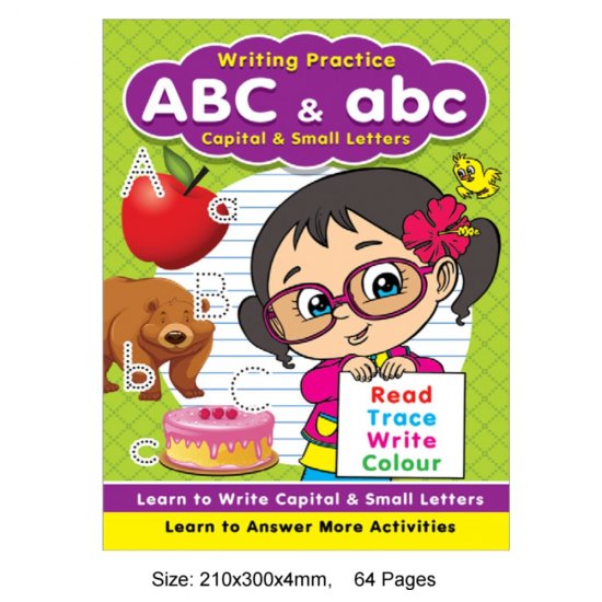 Writing Practice ABC & abc (Capital & Small Letters) (MM76885)