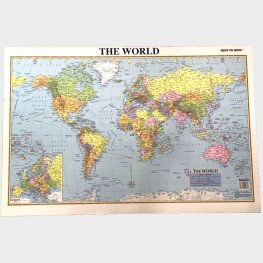 Educational Chart World Map (MM90362)  Educational Chart World Map (MM90362)