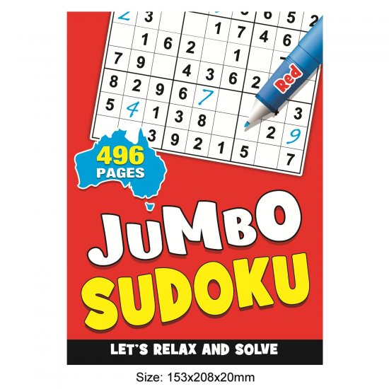 496 Pages Junbo Sudoku Book 1 (MM92701)