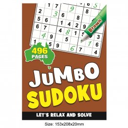 496 Pages Junbo Sudoku Book 2 (MM92800)