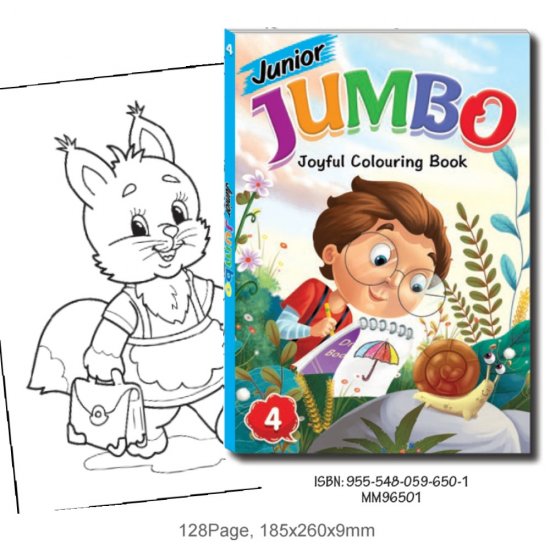 Junior Jumbo Joyful Colouring Book 4 (MM96501)