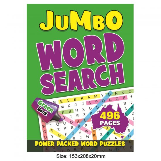 496 Pages Word Search Book 6 (MM99601)